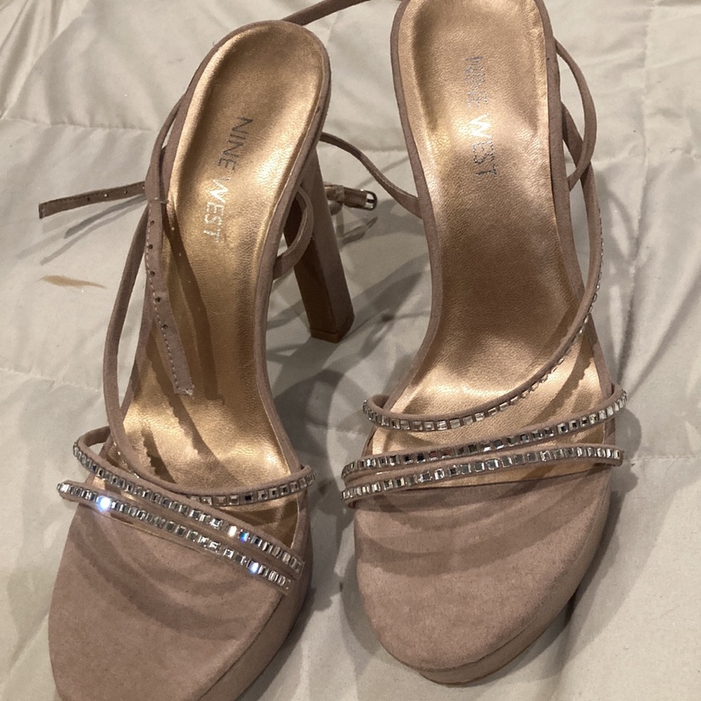 Blushy pink heels